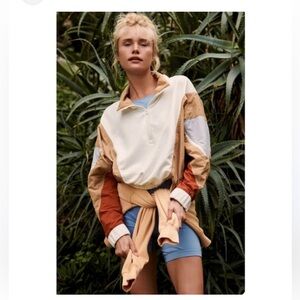 FP Movement by Free People Galactic Sport Pullover in Ivory Combo